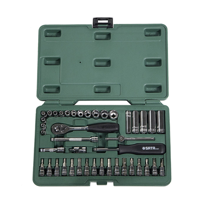 Bộ đầu tuýp Dr.Socket 1/4inch 42 chi tiết SATA 09943