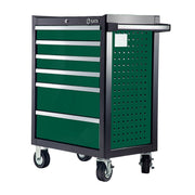 Bộ xe đẩy dụng cụ sửa chữa ô tô SATA 09946 188 chi tiết, 7 ngăn kéo, khay EVA định hình.