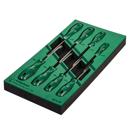 Bộ tua vít đầu sao 8 chi tiết SATA 09955A, Torx T8-T40, kèm khay EVA.