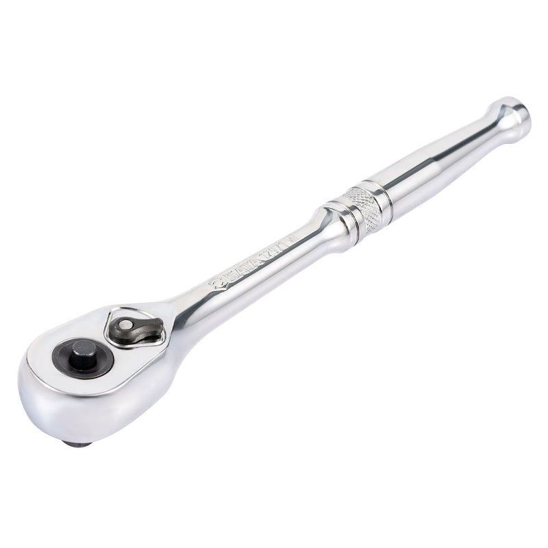 Cần siết tuýp tự động SATA 12971 cốt 3/8 inch Dr Quick-Release Ratchet 60 răng, thép Cr-V cao cấp