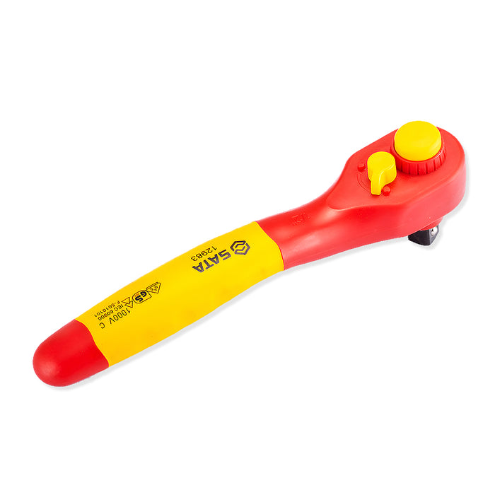 Cần siết bu lông tự động 2 chiều, cách điện 1000V SATA 12983, kích thước 1/2 inch, dài 250mm, đạt tiêu chuẩn IEC/EN 60900