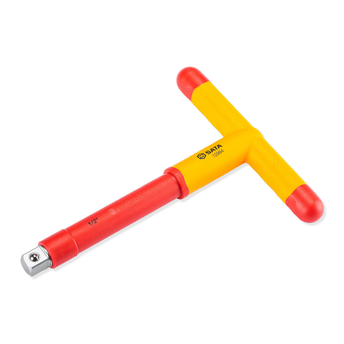 Cần siết tuýp chữ T cách điện 1000V SATA 12984 , kích thước 1/2 inch, dài 200mm , đạt tiêu chuẩn IEC/EN 60900