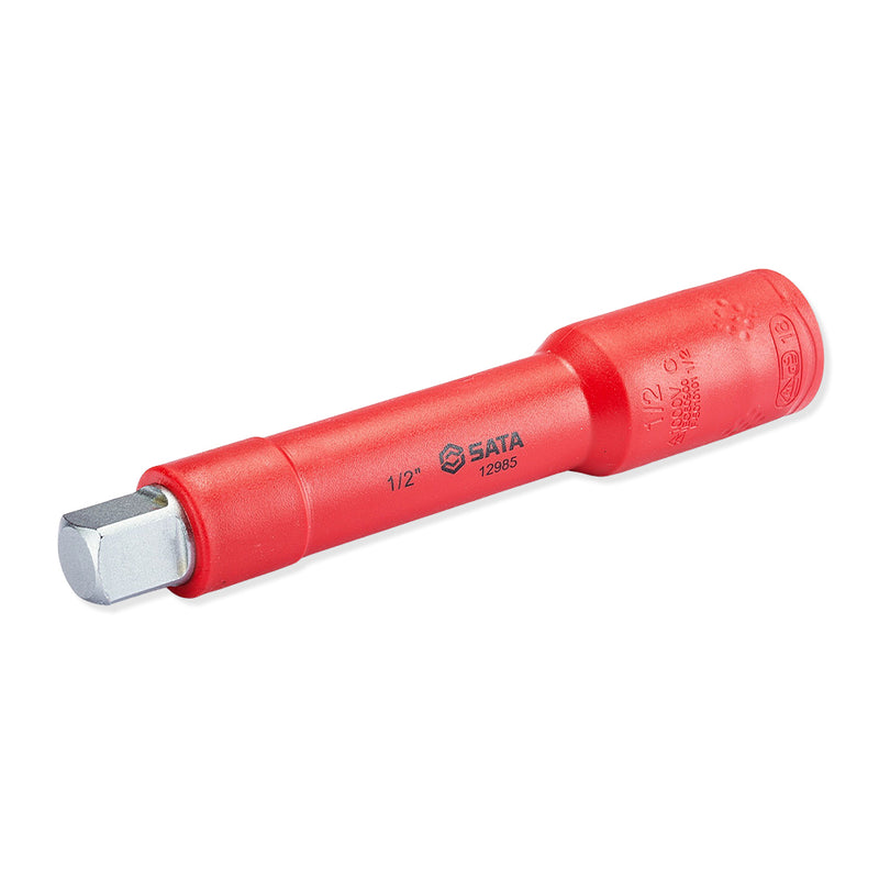 Thanh nối dài siết tuýp SATA cách điện 1000V, cốt 1/2 inch, VDE, màu đỏ cam
