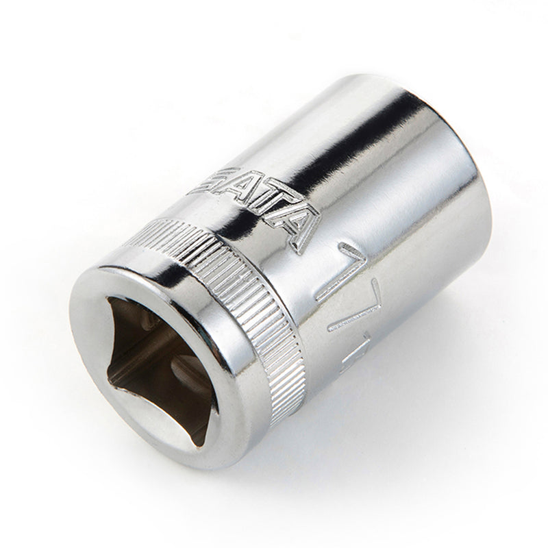 Đầu tuýp 6 cạnh gắn cốt 1/2inch, dài 38mm, số từ 8mm-34mm SATA