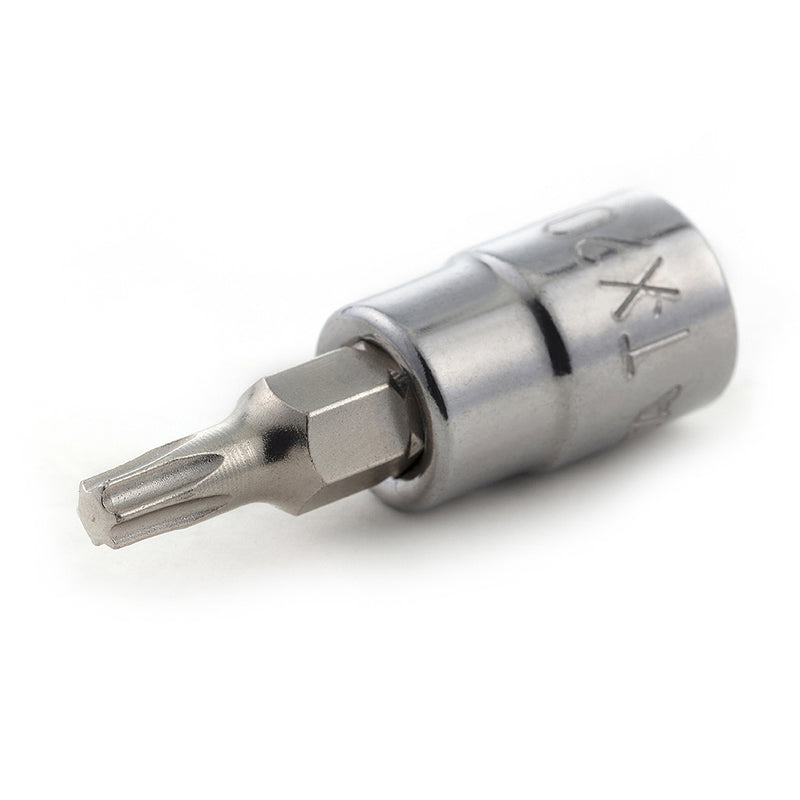 1/4 inch Torx 螺丝刀套筒，T8 至 T40 SATA 接口
