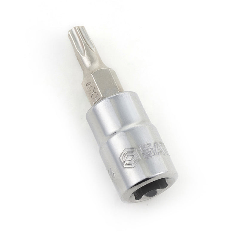 1/4 inch Torx 螺丝刀套筒，T8 至 T40 SATA 接口