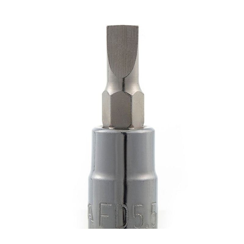 1/4 inch 螺丝刀头套筒，开槽，适用于 4.5mm 至 6.5mm SATA 接口
