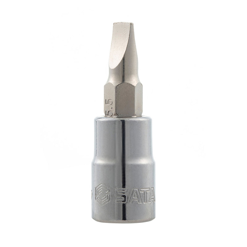 1/4 inch Dr. Bit Socket, Slotted from 4.5mm to 6.5mm SATA