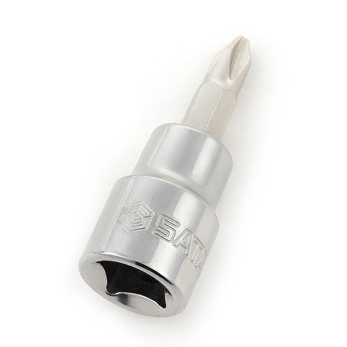 Đầu tuýp cốt 3/8 inch có mũi tua vít bake (PH) SATA, thân ngắn 48mm