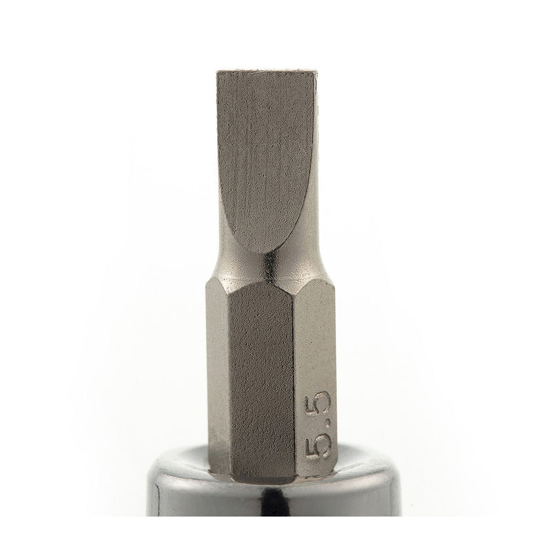 3/8 inch 螺丝刀头套筒，开槽，适用于 5.5mm 至 8mm SATA 接口