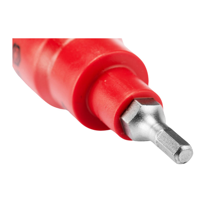 Mũi vặn vít đầu lục giác SATA cách điện 1000V, kích thước từ 4mm - 8mm gắn đầu siết bu lông cốt 3/8 inch, đạt chuẩn VDE