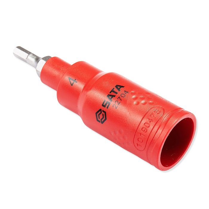 Mũi vặn vít đầu lục giác SATA cách điện 1000V, kích thước từ 4mm - 8mm gắn đầu siết bu lông cốt 3/8 inch, đạt chuẩn VDE