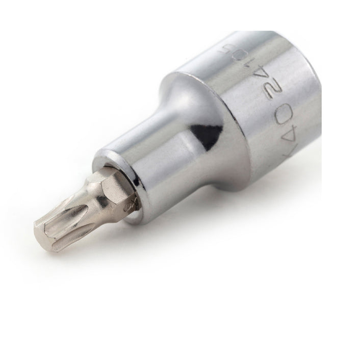 Đầu tuýp mũi sao T20-T60, dài 50mm gắn cốt 1/2inch SATA