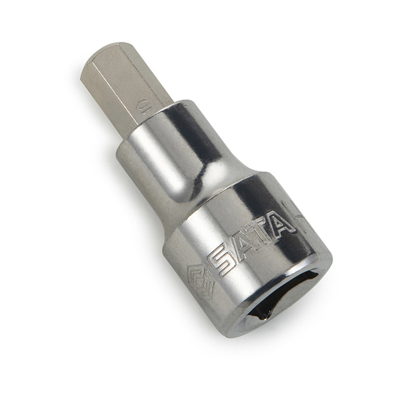 1/2 inch Dr. Bit Socket, 50MM Length, Hexagon from 4mm to 17mm SATA