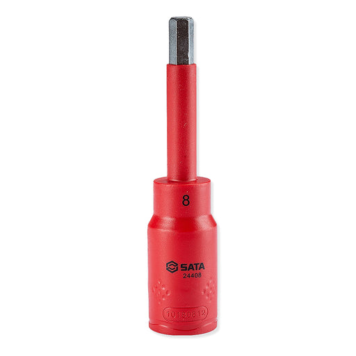 Mũi vặn vít lục giác cách điện SATA 1000V, đầu siết bu lông cốt 1/2 inch, kích thước 8mm