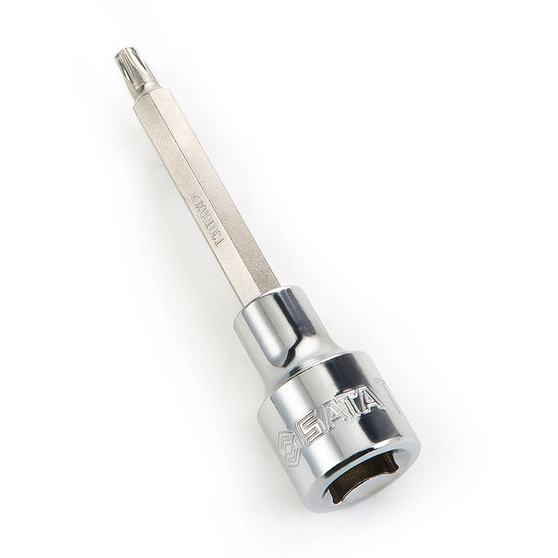 1/2 inch Dr. Bit Socket, 100MM Length, Tor from T20 to T60 SATA