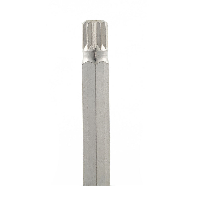 1/2 inch Dr. Bit Socket, 100MM Length, 12pt. from M to M16 SATA