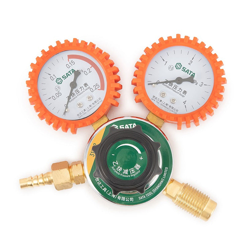 Đồng hồ điều áp khí Acetylen SATA 31332 | Điều chỉnh áp suất hàn cắt chính xác