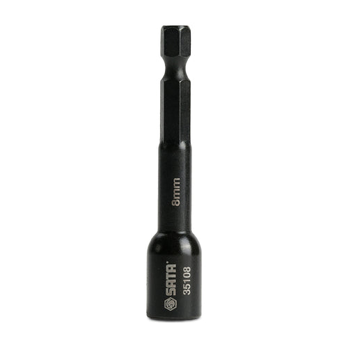 Đầu vít bắn tôn SATA 8mm đuôi lục giác 1/4 inch nam châm cao cấp, bền bỉ.
