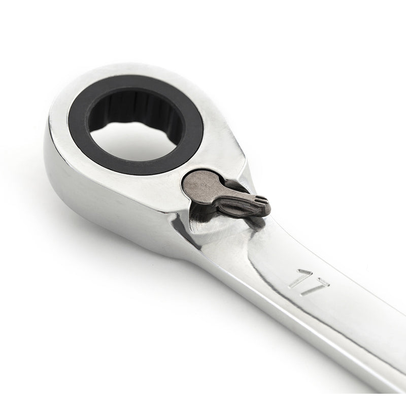 Full Polish Reversible Ratcheting Wrench from 8mm to 25mm SATA