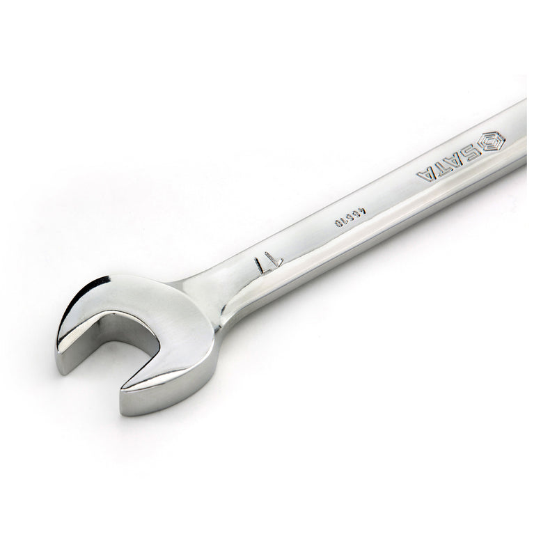 Full Polish Reversible Ratcheting Wrench from 8mm to 25mm SATA