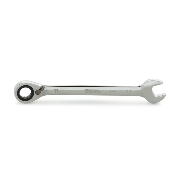 Full Polish Reversible Ratcheting Wrench from 8mm to 25mm SATA