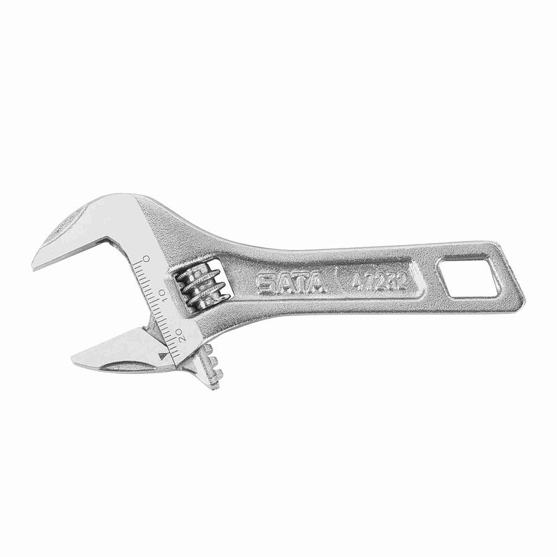 Wide Jaw Short Handle Adjustable Wrench (6 inch/ 8 inch/ 10 inch/ 12 inch) SATA