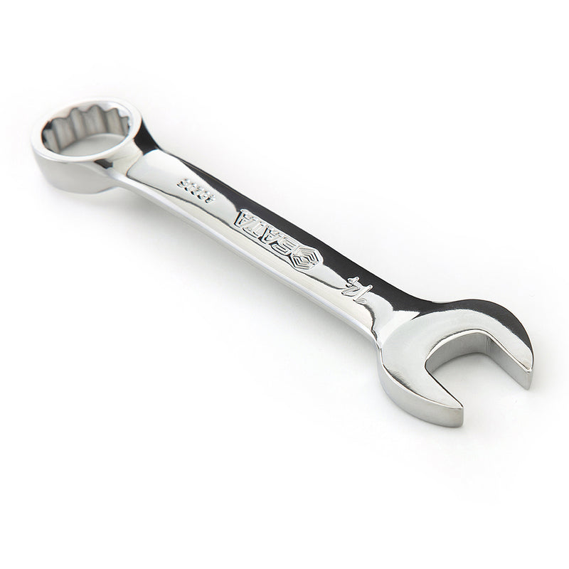 Full Polish Stubby Combination Wrench from 10mm to 19mm SATA