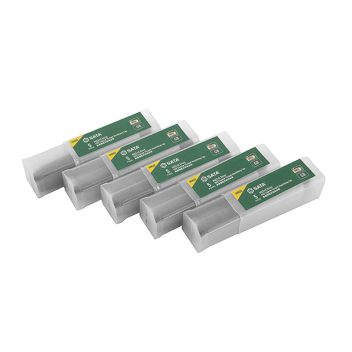 Bộ 5 mũi khoan taro ren SATA, vật liệu thép S2, tiêu chuẩn GB-6H