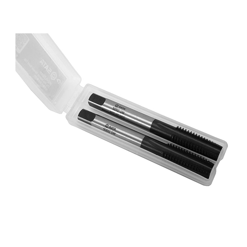 Hộp 2 mũi taro ren trong SATA M3-M12 HSS, gia công ren mét đa năng