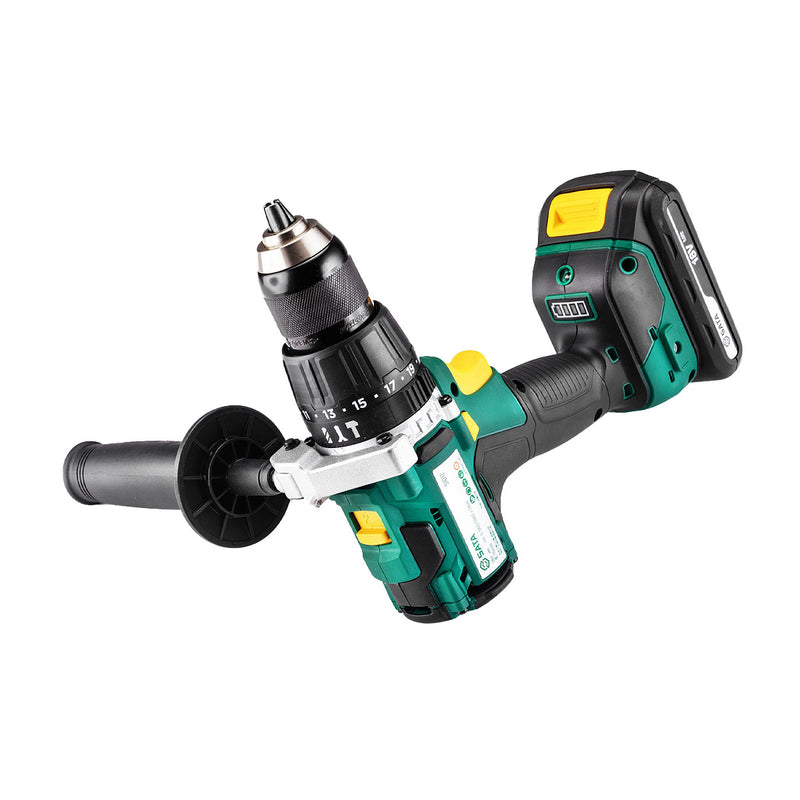 Máy khoan búa SATA 51012 dùng Pin 18V, đầu kẹp 13mm