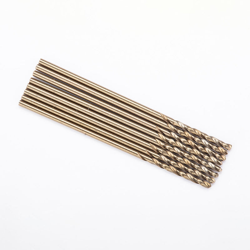 Stainless Steel Drill Bit Set, M35 Steel, 5% Cobalt Coated, Straight Shank SATA 