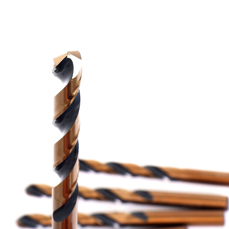 Bộ 5 mũi khoan kim loại HSS SATA 52700 đường kính 10mm, đuôi trơn