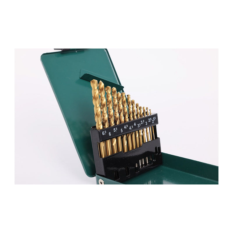 HSS-TiNツイストドリルセット SATA 52913 10本入り (1mm～6mm)