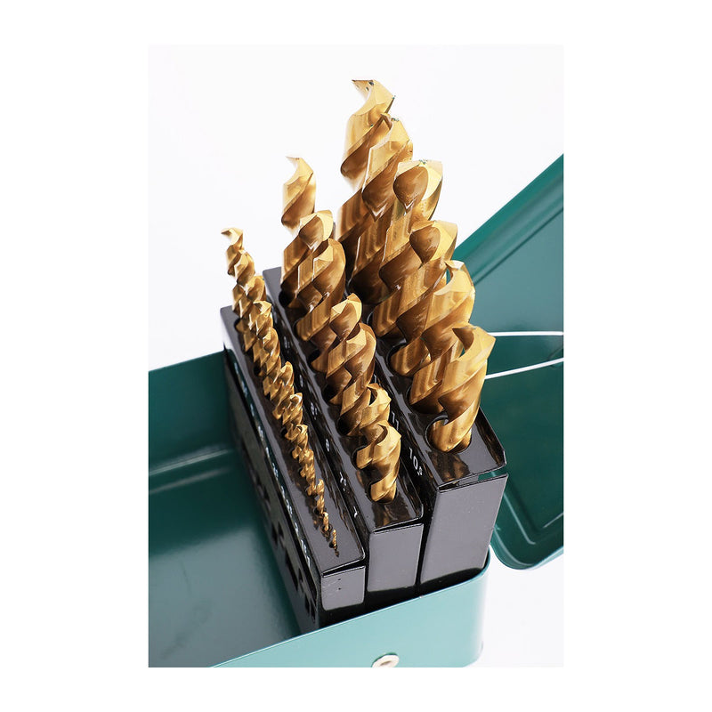 13Pc. HSS-TiN Twist Drill Set SATA 52925 (1mm - 13mm)