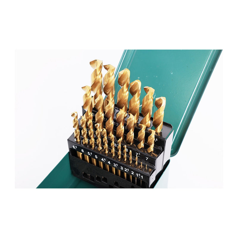 13Pc. HSS-TiN Twist Drill Set SATA 52925 (1mm - 13mm)