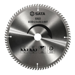 SATA 53621: Đường kính 230mm | 60 răng | Cốt 25.4mm