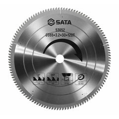 SATA 53651: Đường kính 355mm | 100 răng | Cốt 30mm