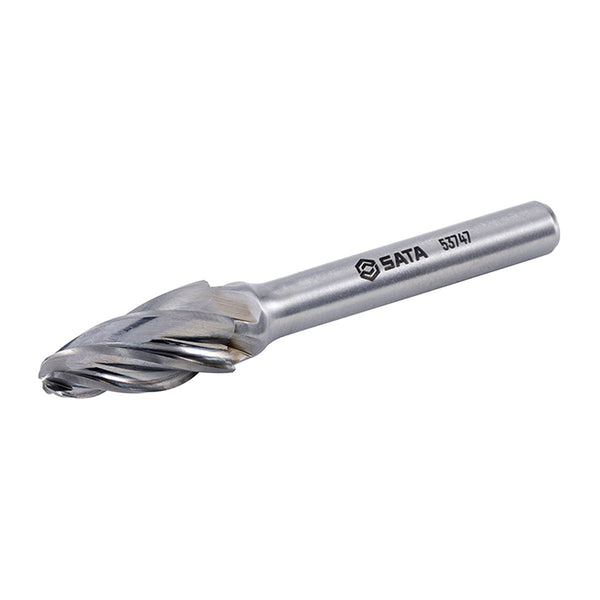 Mũi mài hợp kim hình chóp, răng đôi SATA 53747 đường kính mũi 10mm