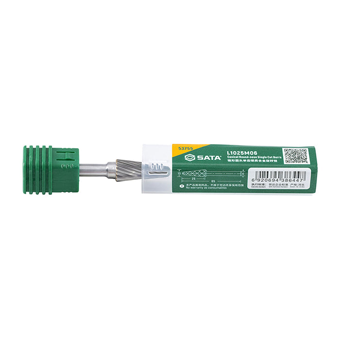 Mũi doa kim loại răng xoắn đơn SATA 53755