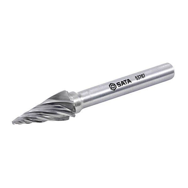 Mũi mài hợp kim hình côn đầu nhọn, răng đôi SATA 53767 đường kính mũi 10mm