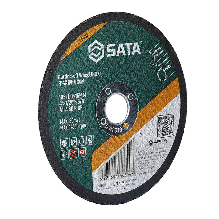 Đá cắt kim loại SATA, đường kính 105mm, lỗ cốt 16mm