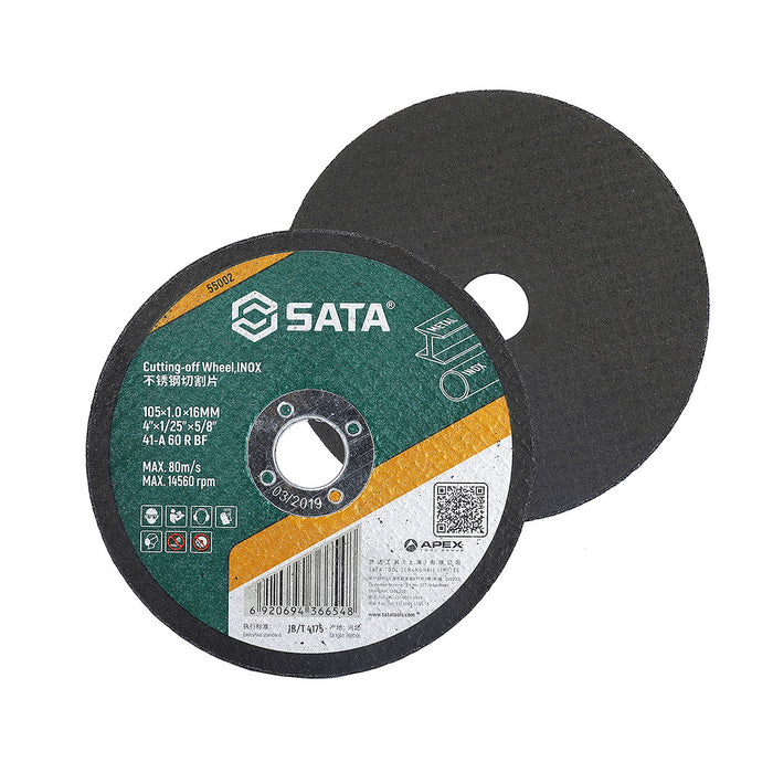 Đá cắt kim loại SATA, đường kính 105mm, lỗ cốt 16mm