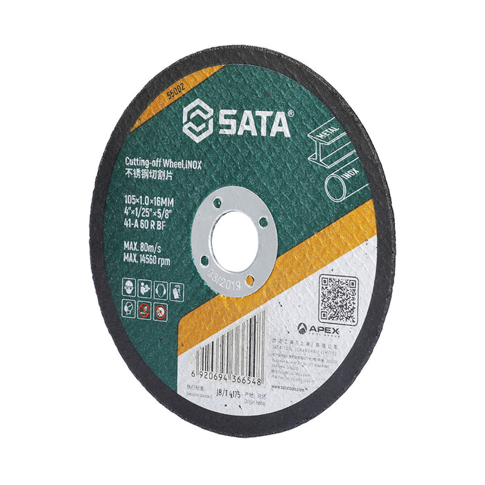 Đá cắt kim loại SATA, đường kính 105mm, lỗ cốt 16mm