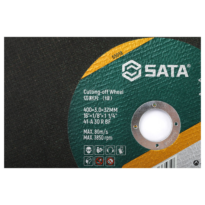 Đá cắt kim loại SATA đường kính 400mm, lỗ cốt 25.4mm