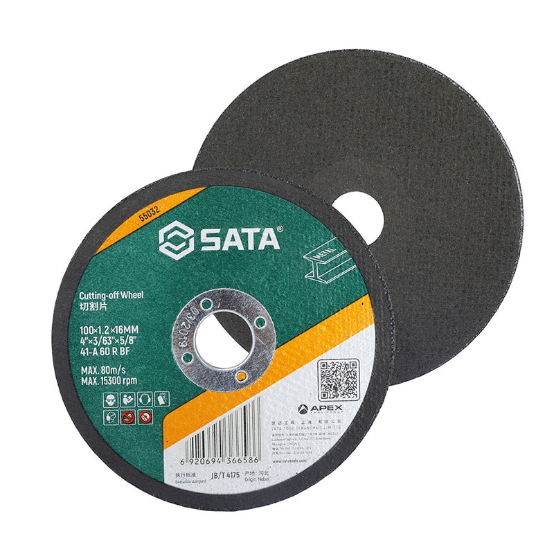 Đá cắt kim loại SATA, đường kính 100mm, lỗ cốt 16mm