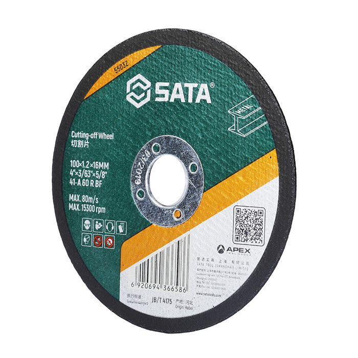 Đá cắt kim loại SATA, đường kính 100mm, lỗ cốt 16mm