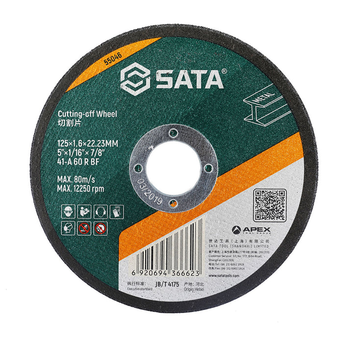 Đá cắt kim loại SATA đường kính 125mm, lỗ cốt 22.23mm