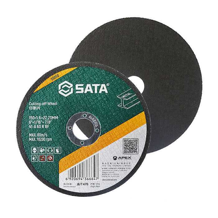 Đá cắt kim loại SATA đường kính 150mm, lỗ cốt 22.23mm