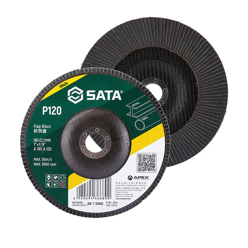 Đĩa nhám xếp SATA 180mm P120 mài kim loại, sửa chữa công nghiệp